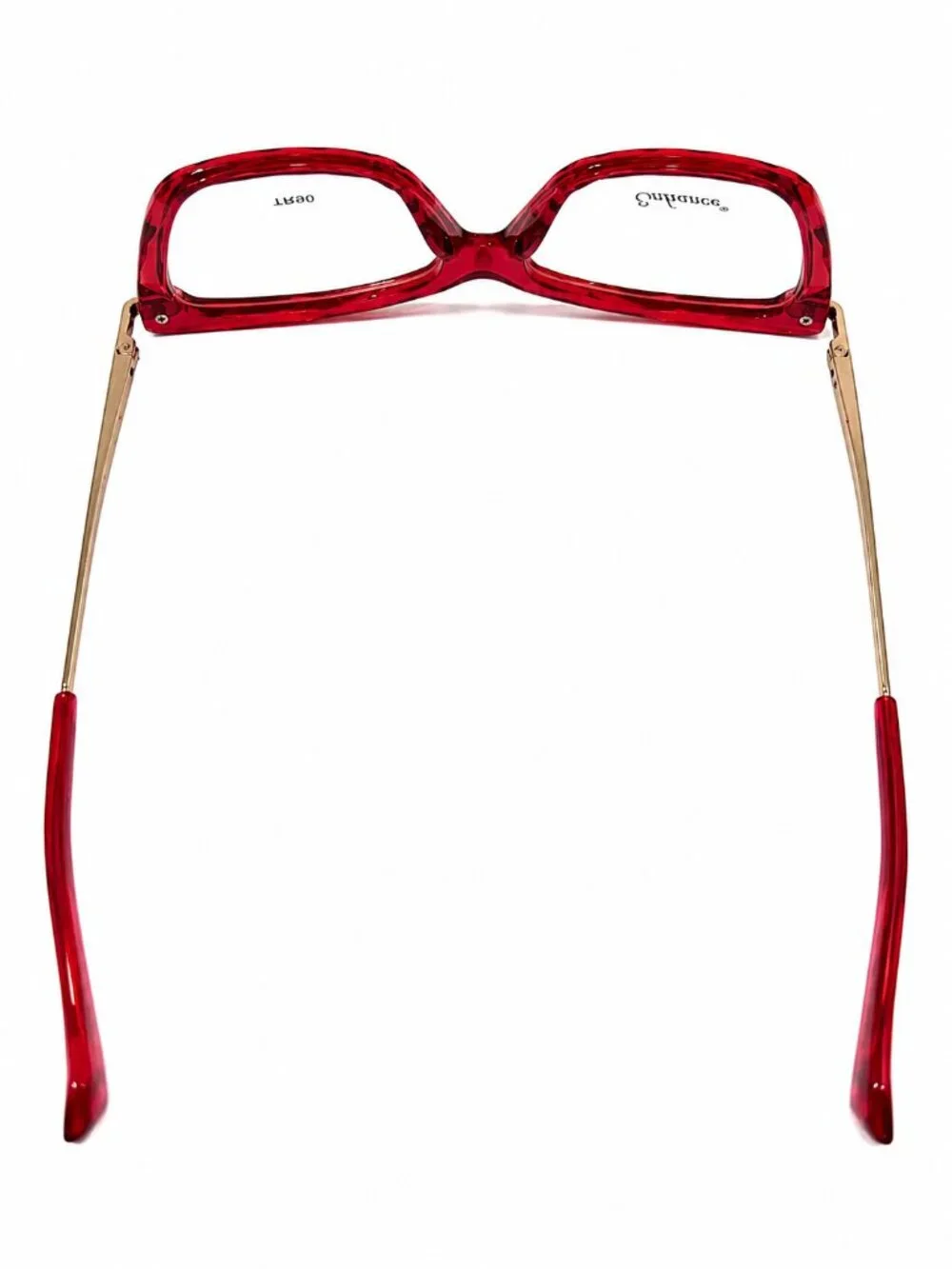 Enhance EN4320 Red/Gold 53-16-140 Eyeglass Frames